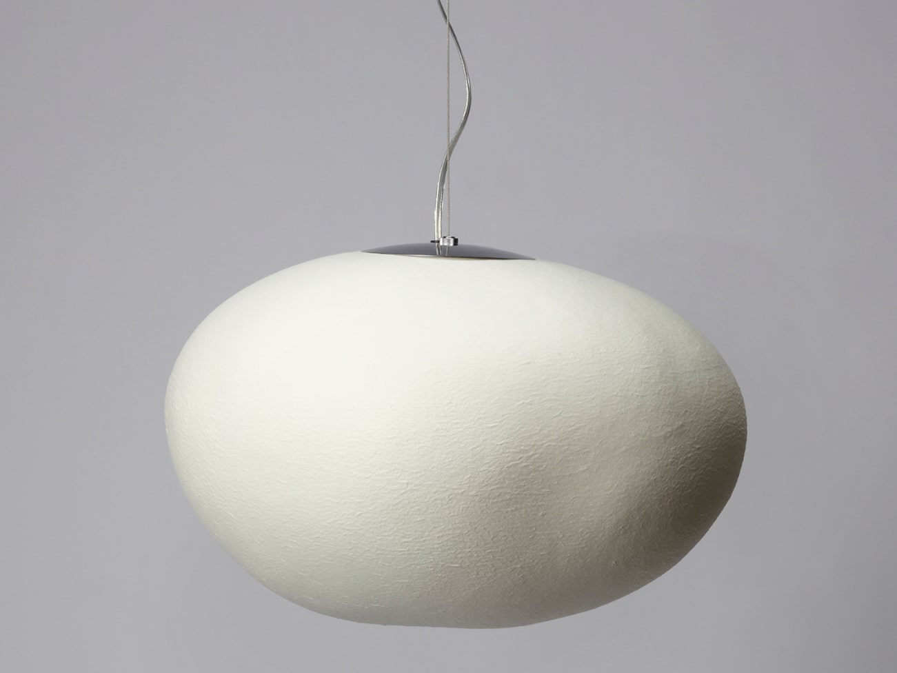 美品・モダン】Arc−pendant light(電球無)/ホワイト 美品・モダン