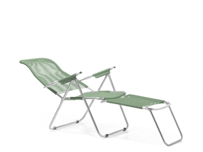 FIAM スパゲッティチェア　Spaghetti Outdoor chair Spaghetti Outdoor Lounge Chair - Teal/ Yellow – MoMA Design