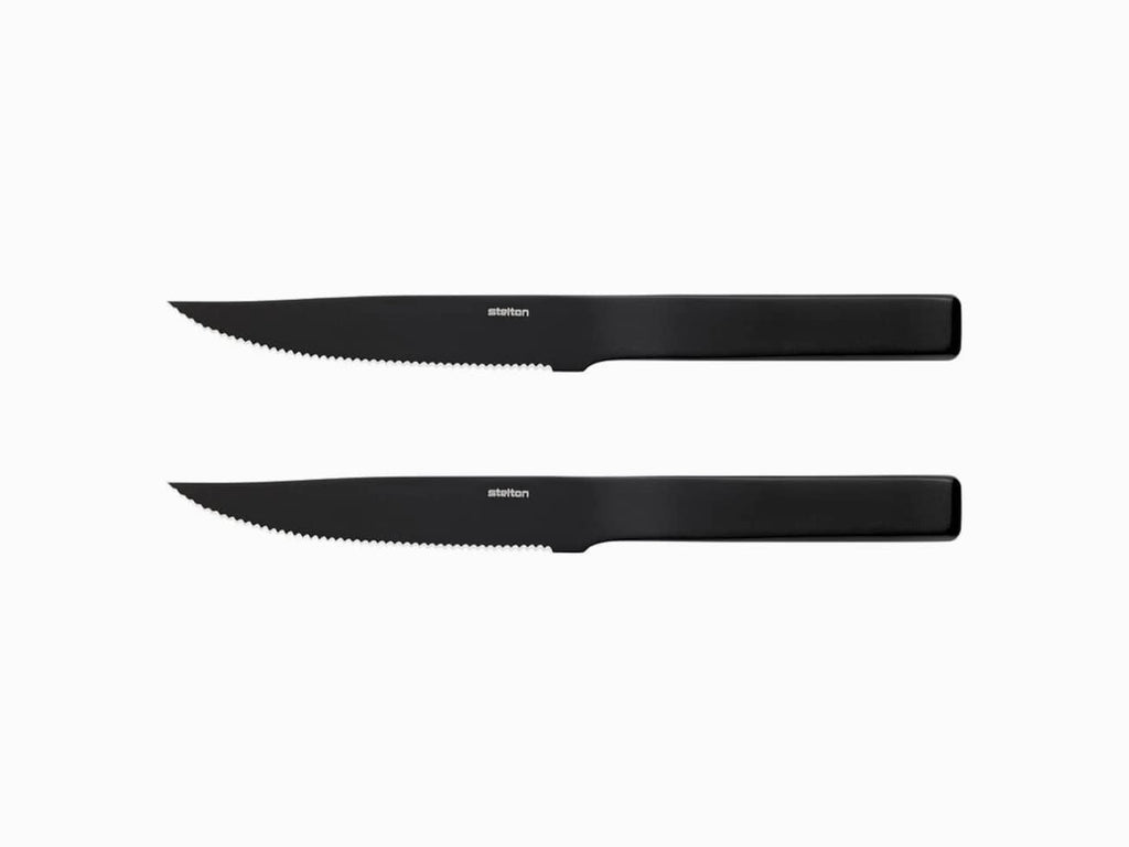 Stelton Pure Black Steak Knives (2pcs set)