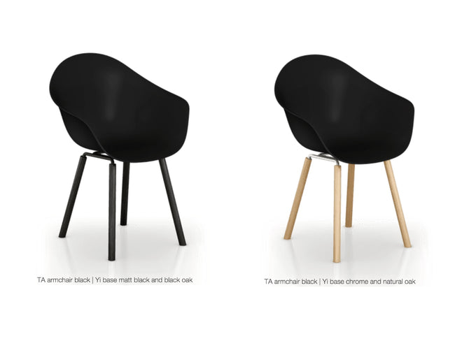 TA Arm Shell Chair Yi Base | TAアームシェルチェア Yiベース by