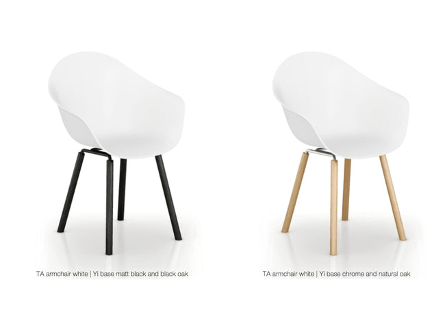 TA Arm Shell Chair Yi Base | TAアームシェルチェア Yiベース by