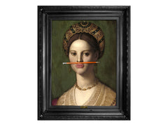 The Orange Pencil' Canvas