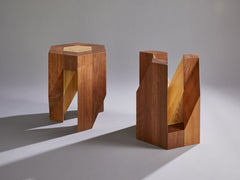 Yosegi Pair Stool