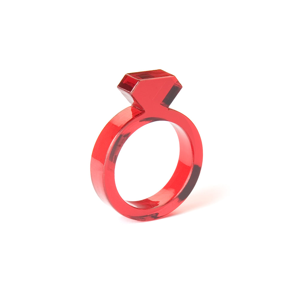 Acrylic Diamond Ring