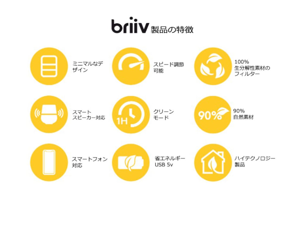 Briiv ブリーブ 空気清浄機 by Briiv Generate Design