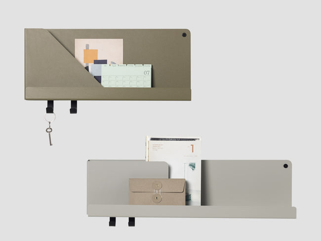 muuto folded ムート シェルフ large フォルデッドシェルフ フォルデッドシェルフ / 96 x 13cm ラージの通販 | 家具