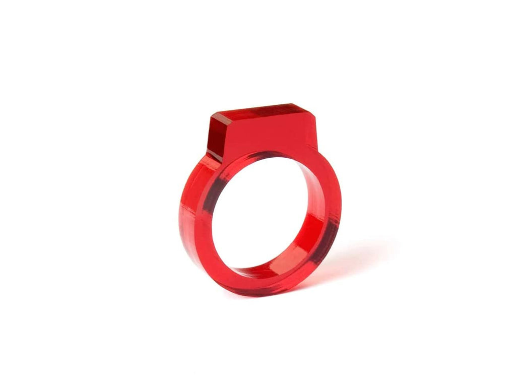 Acrylic Men's Signet Ring